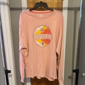 Arizona Graphic Long Sleeve Tee - Pink